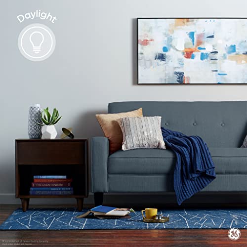 GE LED Light Bulbs, 100 Watt, Daylight, A19 (2 Count)