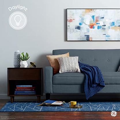 GE LED Light Bulbs, 100 Watt, Daylight, A19 (2 Count)