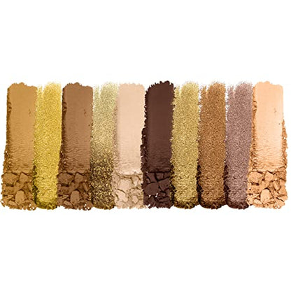 wet n wild Color Icon 10-Pan Eyeshadow Makeup Palette, Yellow Call Me Sunshine, Long Lasting, Shimmer, Metallic, Glittery, Matte, Rich Smooth Pigment, Cruelty Free