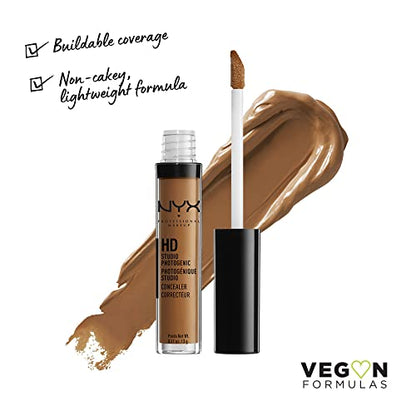 NYX PROFESSIONAL MAKEUP HD Studio Photogenic Concealer Wand, Medium Coverage - Cocoa
