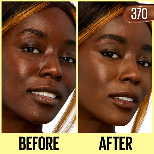 Maybelline Fit Me Tinted Moisturizer, Natural Coverage, Face Makeup, 370, 1 Count