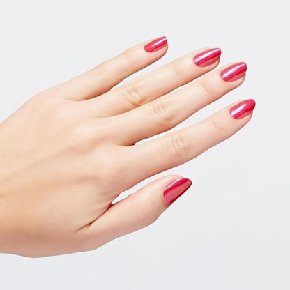 OPI Infinite Shine Strawberry Margarita | Opaque Bright Pink Crème Long Wear Gel Like Nail Polish | Vegan, Long Lasting, Streak Free