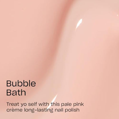 OPI Infinite Shine Bubble Bath | Sheer Nude Pink Crème Long Wear Gel Like Nail Polish | Vegan, Long Lasting, Streak Free