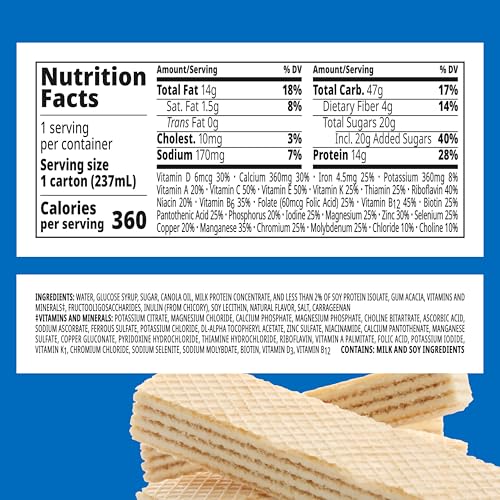 BOOST Plus Ready to Drink Balanced Nutritional Drink, Very Vanilla, 8 FL OZ (Pack of 6)