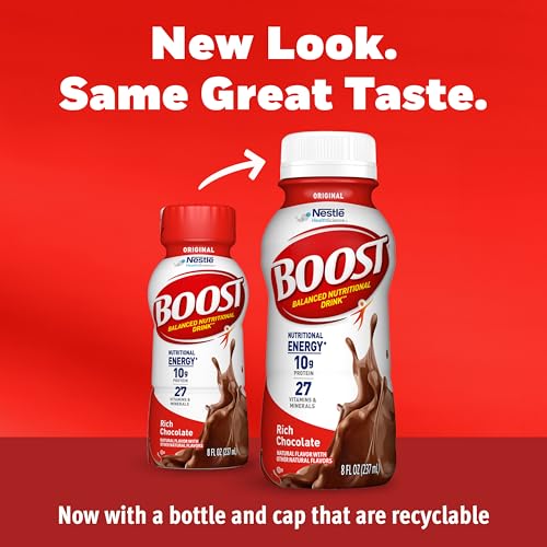 Pack of 23 BOOST Original Nutritional Drinks, Rich Chocolate, 8 Fl Oz EXJUN26