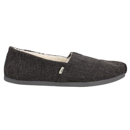 TOMS Women's Alpargata Loafer Lined Flat, Smoke Grey Repreve Size 8