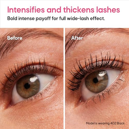 Almay Thickening & Tint Mascara, Instant Soft Full Volume, Conditions & Darkens Natural Lashes Over Time, No Flaking or Clumping, 403 Black Brown, 0.28 fl oz