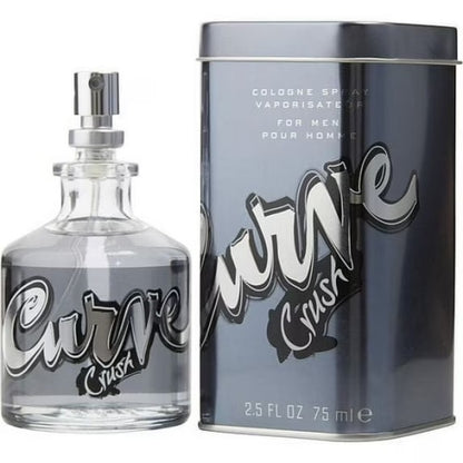 Curve Men's Cologne Fragrance Spray, Casual Day or Night Scent, Curve Crush, 2.5 Fl Oz