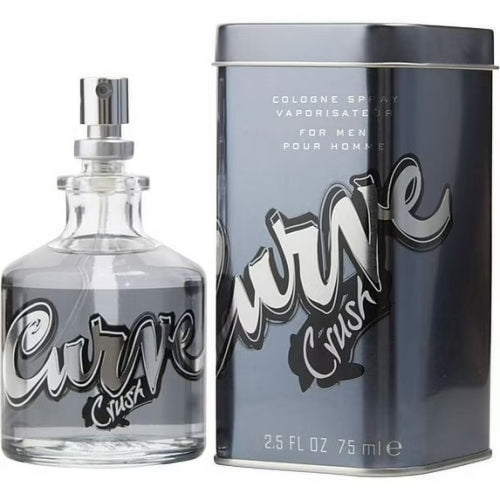 Curve Men's Cologne Fragrance Spray, Casual Day or Night Scent, Curve Crush, 2.5 Fl Oz