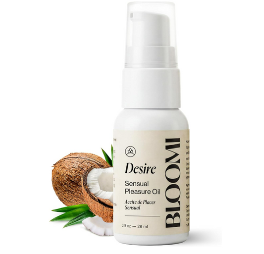 Desire Massage Body Oil, Fragrance-Free, Vegan, 0.9 oz
