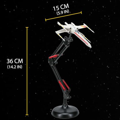 Paladone Star Wars X Wing Posable Desk Lamp - Officially Licensed Disney Star Wars Merchandise - Decor and Gifts for Men