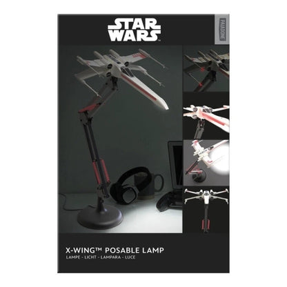 Paladone Star Wars X Wing Posable Desk Lamp - Officially Licensed Disney Star Wars Merchandise - Decor and Gifts for Men