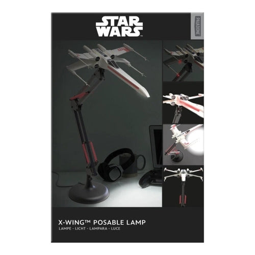 Paladone Star Wars X Wing Posable Desk Lamp - Officially Licensed Disney Star Wars Merchandise - Decor and Gifts for Men
