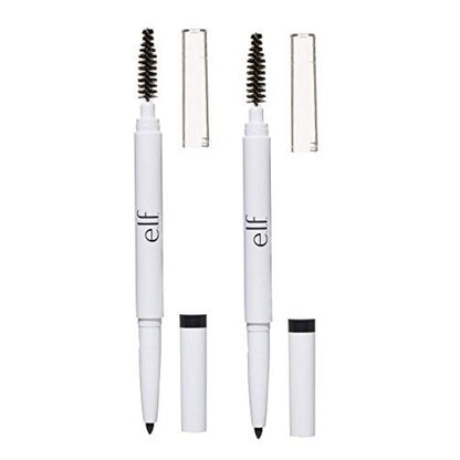 e.l.f. Instant Lift Brow Pencil, Dual-Sided, Precise, Fine Tip, Shapes, Defines, Fills Brows, Contours, Combs, Tames, Taupe, 0.006 Oz (Pack of 2)