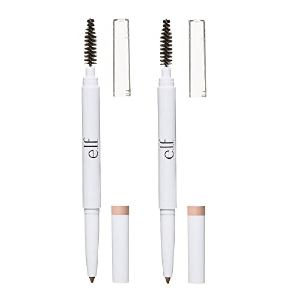 e.l.f. Instant Lift Brow Pencil, Dual-Sided, Precise, Fine Tip, Shapes, Defines, Fills Brows, Contours, Combs, Tames, Blonde, 0.006 Oz (Pack of 2)