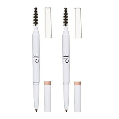 e.l.f. Instant Lift Brow Pencil, Dual-Sided, Precise, Fine Tip, Shapes, Defines, Fills Brows, Contours, Combs, Tames, Blonde, 0.006 Oz (Pack of 2)