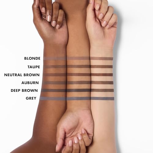 e.l.f. Instant Lift Waterproof Brow Pencil, Long-Lasting Eyebrow Pencil For Grooming & Shaping Brows, Vegan & Cruelty-free, Deep Brown (Pack of 2)