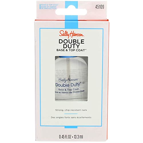 Sally Hansen Double Duty Base & Top Coat 0.45 Ounce (13.3ml) (3 Pack)