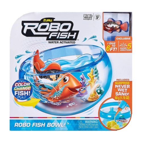 Robo Alive Robo Fish 7126 Robotic Fish S1 PLAYSET Bulk, Assorted Colours, 13.5 x 30 x 28.5 Centimeters