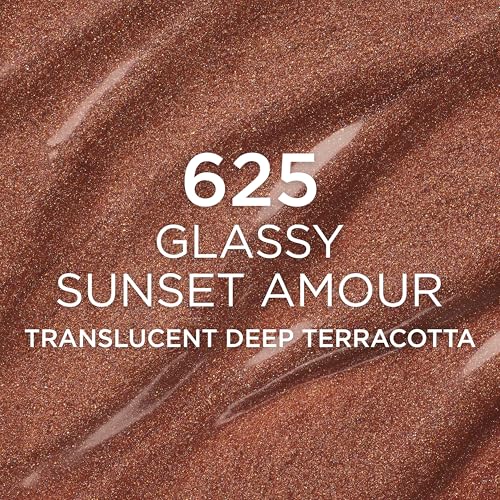 L'Oreal Paris True Match Lumi Le Glass Highlighter Stick, Reflective, Translucent, Glassy Highlighter for Face and Body, 625 Sunset Amour, 0.17 Oz