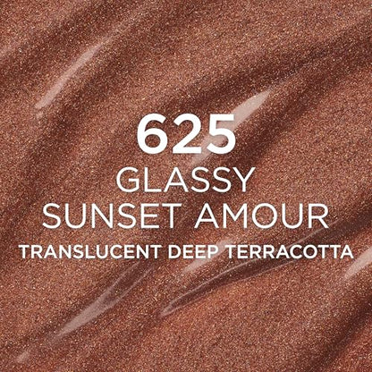 L'Oreal Paris True Match Lumi Le Glass Highlighter Stick, Reflective, Translucent, Glassy Highlighter for Face and Body, 625 Sunset Amour, 0.17 Oz