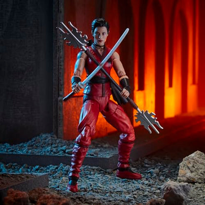 G.I. Joe Classified Series #124, Kim Jinx Arashikage, Collectible 6-Inch Ninja Action Figure with 7 Accessories