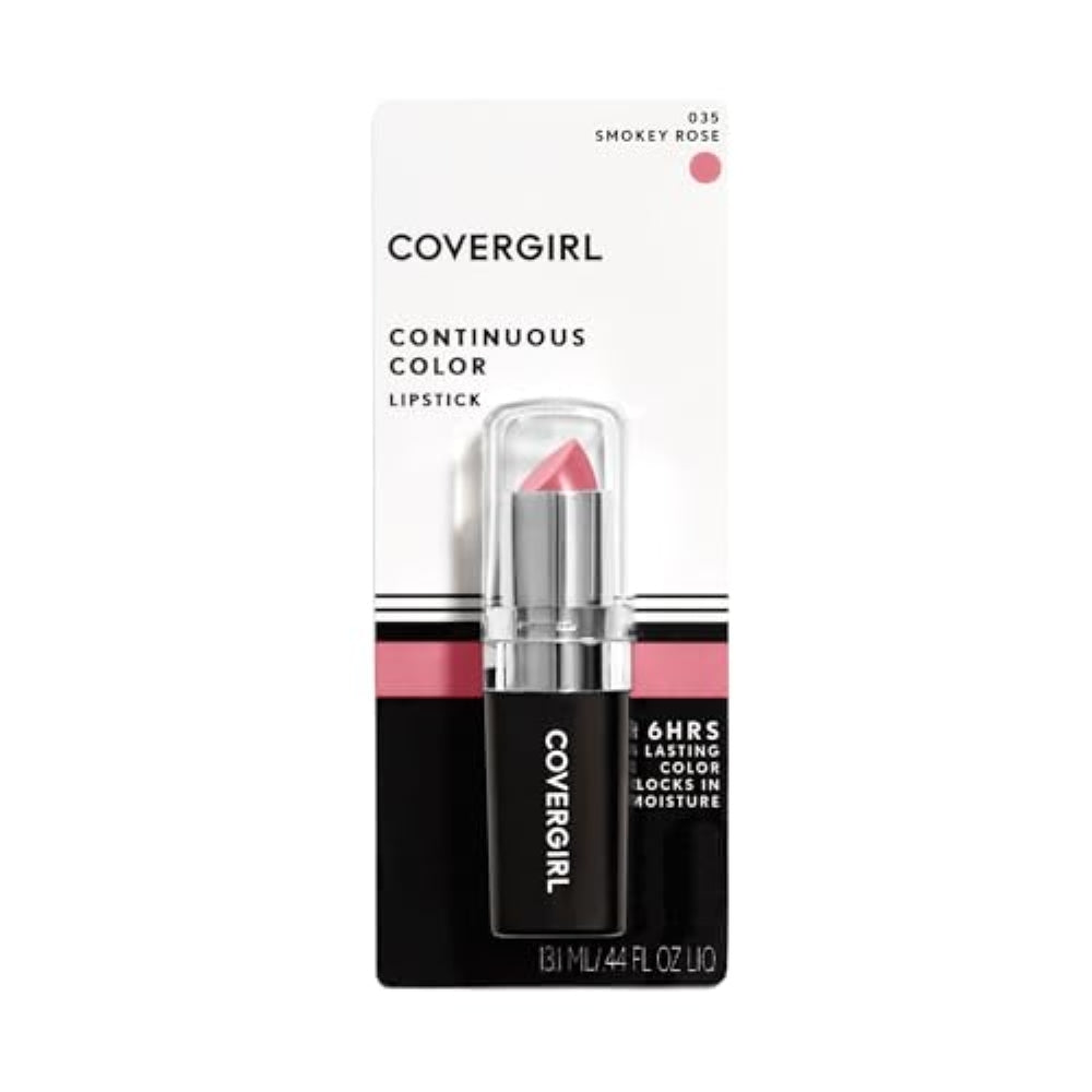 COVERGIRL Continuous Color Lipstick Smokey Rose 035, .13 oz (packaging may vary)