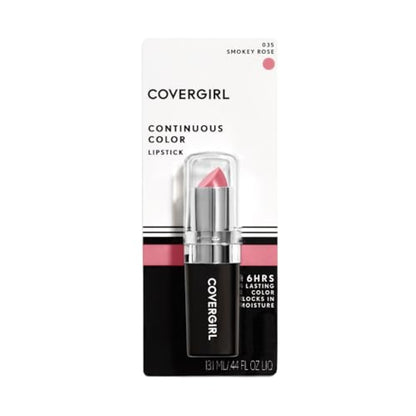 COVERGIRL Continuous Color Lipstick Smokey Rose 035, .13 oz (packaging may vary)
