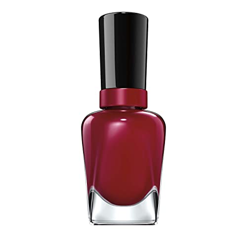 Sally Hansen Miracle Gel™, Dig Fig, Long Lasting, Gel-Like Formula, No UV Lamp Needed, Red Nail Polish