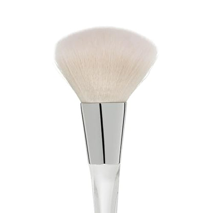 e.l.f. Precision Powder Brush, Large Shaped Makeup Brush For Pressed & Loose Powder, Bronzer, Highlighter & Blush, Vegan & Cruelty-Free