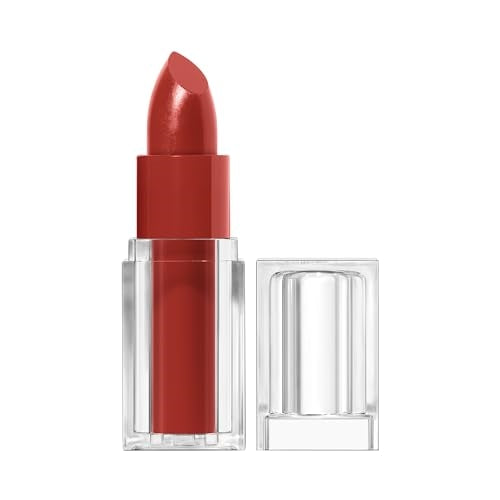 CoverGirl Clean Lip Color, Cinnablaze, Satin Finish, Squalane, Avocado & Aloe, Carmine-Free, Non-Drying, 0.12oz