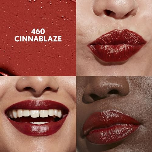CoverGirl Clean Lip Color, Cinnablaze, Satin Finish, Squalane, Avocado & Aloe, Carmine-Free, Non-Drying, 0.12oz