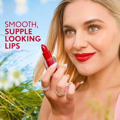 CoverGirl Clean Lip Color, Cinnablaze, Satin Finish, Squalane, Avocado & Aloe, Carmine-Free, Non-Drying, 0.12oz