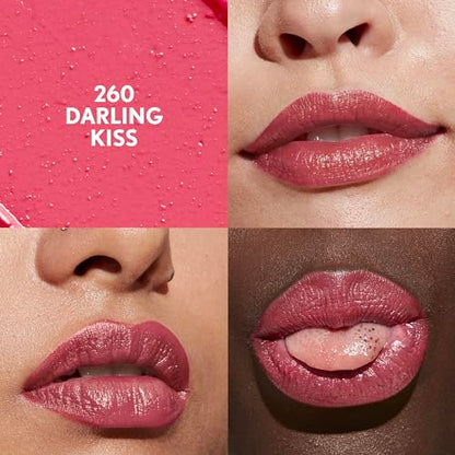CoverGirl Clean Lip Color, Darling Kiss, Satin Finish, Squalane, Avocado & Aloe, Carmine-Free, Non-Drying, 0.12oz