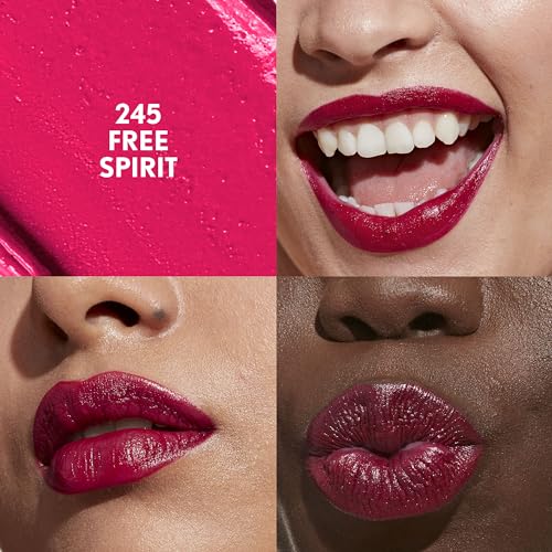 CoverGirl Clean Lip Color, Free Spirit, Satin Finish, Squalane, Avocado & Aloe, Carmine-Free, Non-Drying, 0.12oz
