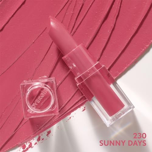 CoverGirl Clean Lip Color, Sunny Days, Satin Finish, Squalane, Avocado & Aloe, Carmine-Free, Non-Drying, 0.12oz