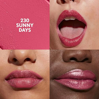CoverGirl Clean Lip Color, Sunny Days, Satin Finish, Squalane, Avocado & Aloe, Carmine-Free, Non-Drying, 0.12oz