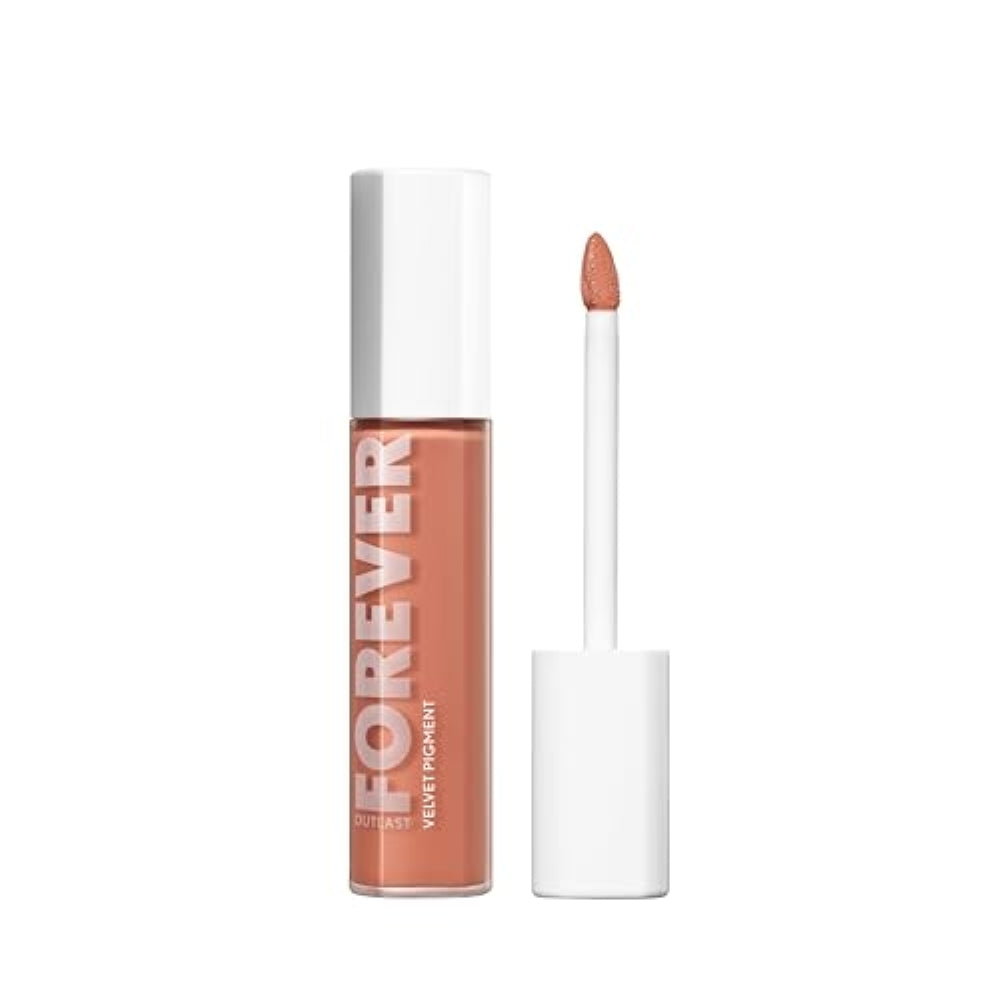 CoverGirl Outlast Forever Velvet Pigment, 550 Sashay Spice, Matte Lipstick, Vegan Formula, Easy to Use, Glides on Effortlessly, Long-Lasting, Perfect Color, 0.30oz