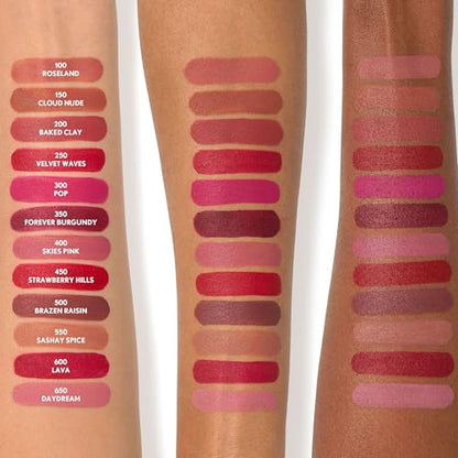 CoverGirl Outlast Forever Velvet Pigment, 450 Strawberry Hills, Matte Lipstick, Vegan Formula, Easy to Use, Glides on Effortlessly, Long-Lasting, Perfect Color, 0.30oz