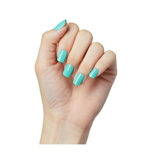 KISS imPRESS Color FX Press on Nails, Upgrade, Green, Short Squoval, 30 Count