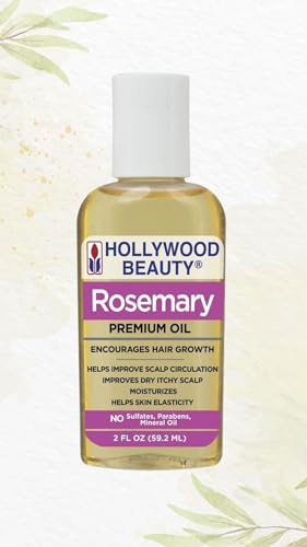 Hollywood Beauty Rosemary Premium Oil (2 Fl Oz) 3 Count, Yellow
