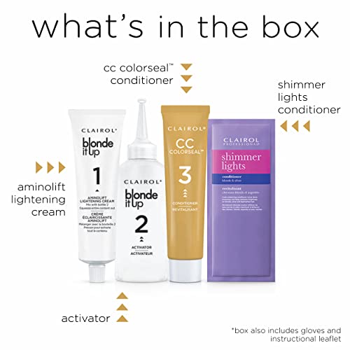 Clairol Blonde It Up Permanent Hair Dye, Platinum Bronde Hair Color, Pack of 1