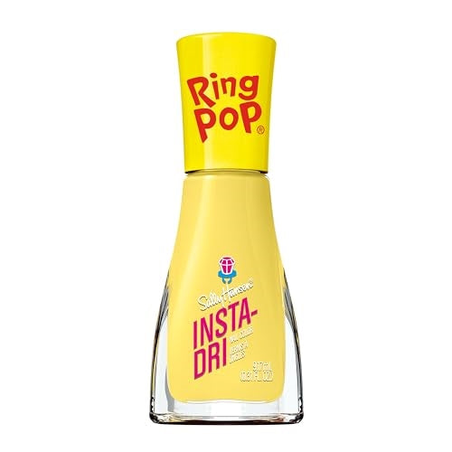 Sally Hansen Insta-Dri®, Ring Pop Nice Ring to It, Quick Dry, Long Lasting, Streak-Free Shine, Yellow Nail Polish