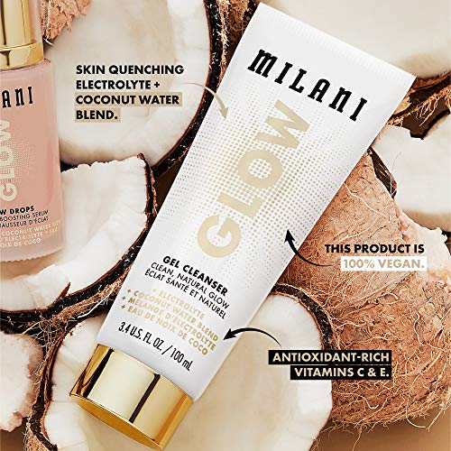 Milani Glow Gel Cleanser - Face Cleanser for a Hydrating Glow - (3.4 Fl.Oz.)