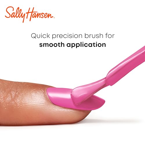 Sally Hansen Miracle Gel Salon Quality Nail Polish | Gel-Like Formula, Two-Step System, No UV Light Needed, Long Lasting | Opaque, Glossy | 239 Smartease | Baby Pink Nail Color