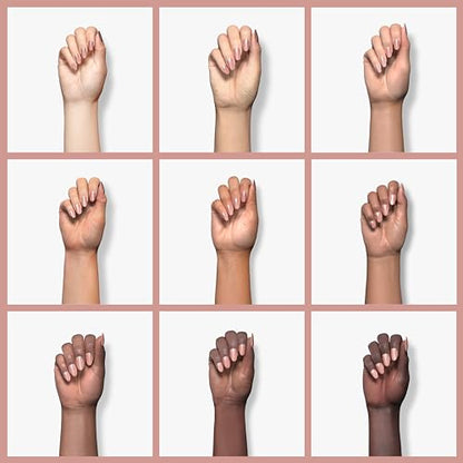 Sally Hansen Color Therapy Nail Polish | Biotin, Argan Oil, Long Lasting, Healthy Nails, Nail Strengthener, Semi-Opaque | 200 Powder Room | Soft Nude Nail Color