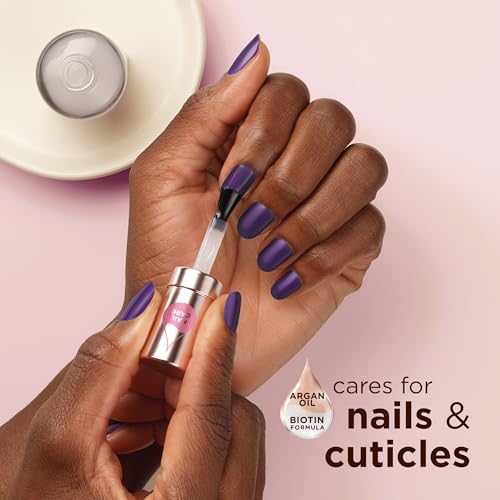 Sally Hansen Color Therapy Nail Polish | Biotin, Argan Oil, Long Lasting, Healthy Nails, Nail Strengthener, Semi-opaque | 460 Ray Of Light | Buttery Yellow Nail Color