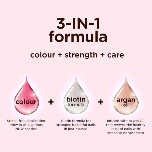 Sally Hansen Color Therapy Nail Polish | Biotin, Argan Oil, Long Lasting, Healthy Nails, Nail Strengthener, Semi-opaque | 460 Ray Of Light | Buttery Yellow Nail Color