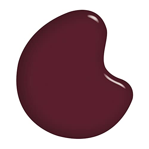 Sally Hansen Insta-Dri Nail Polish | Quick Dry, Long Lasting, Streak-Free Shine | Opaque, Glossy | 428 Zip Wine | Deep Wine Red Nail Color
