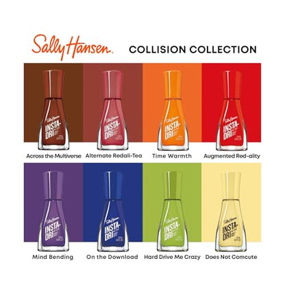 Sally Hansen Insta-Dri Nail Polish | Quick Dry, Long Lasting, Streak-Free Shine | Opaque, Glossy | 357 Time Warmth | Burnt Orange Nail Color